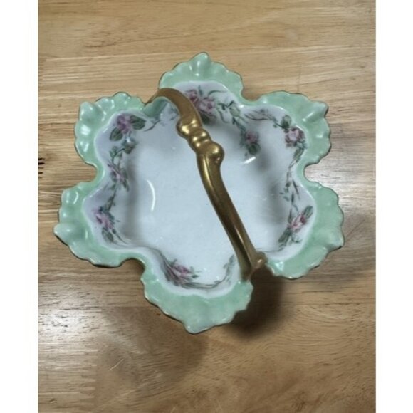 Noritake Nippon Candy Trinket Dish Hand Painted Fine Porcelain Antique Japan 6" - Picture 5 of 14